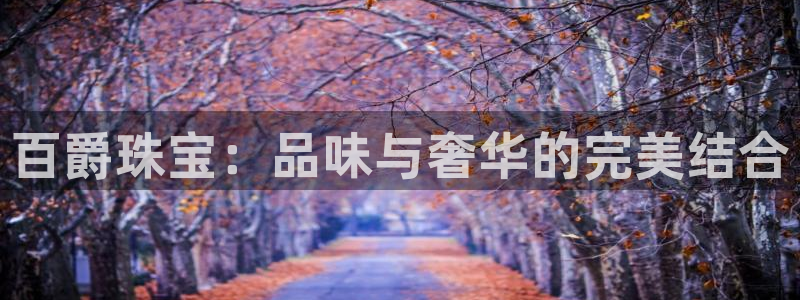 新宝5_测：百爵珠宝：品味与奢华的完美结合