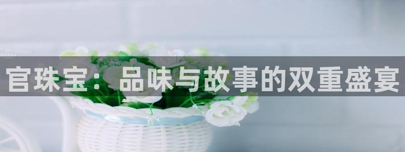 新宝5首页：官珠宝：品味与故事的双重盛宴