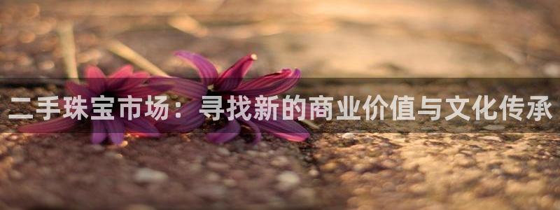 新宝5注册账号：二手珠宝市场：寻找新的商业价值与文化传承