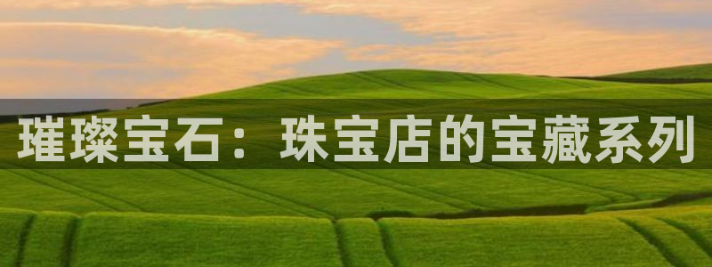 新宝5娱乐主管：璀璨宝石：珠宝店的宝藏系列